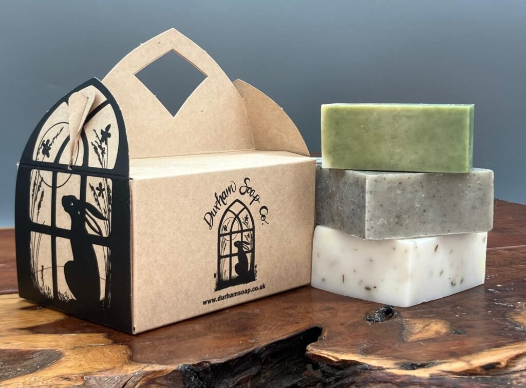 Gift Box x 3 Soaps Green